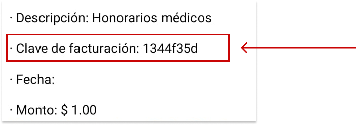 Datos clave de facturación